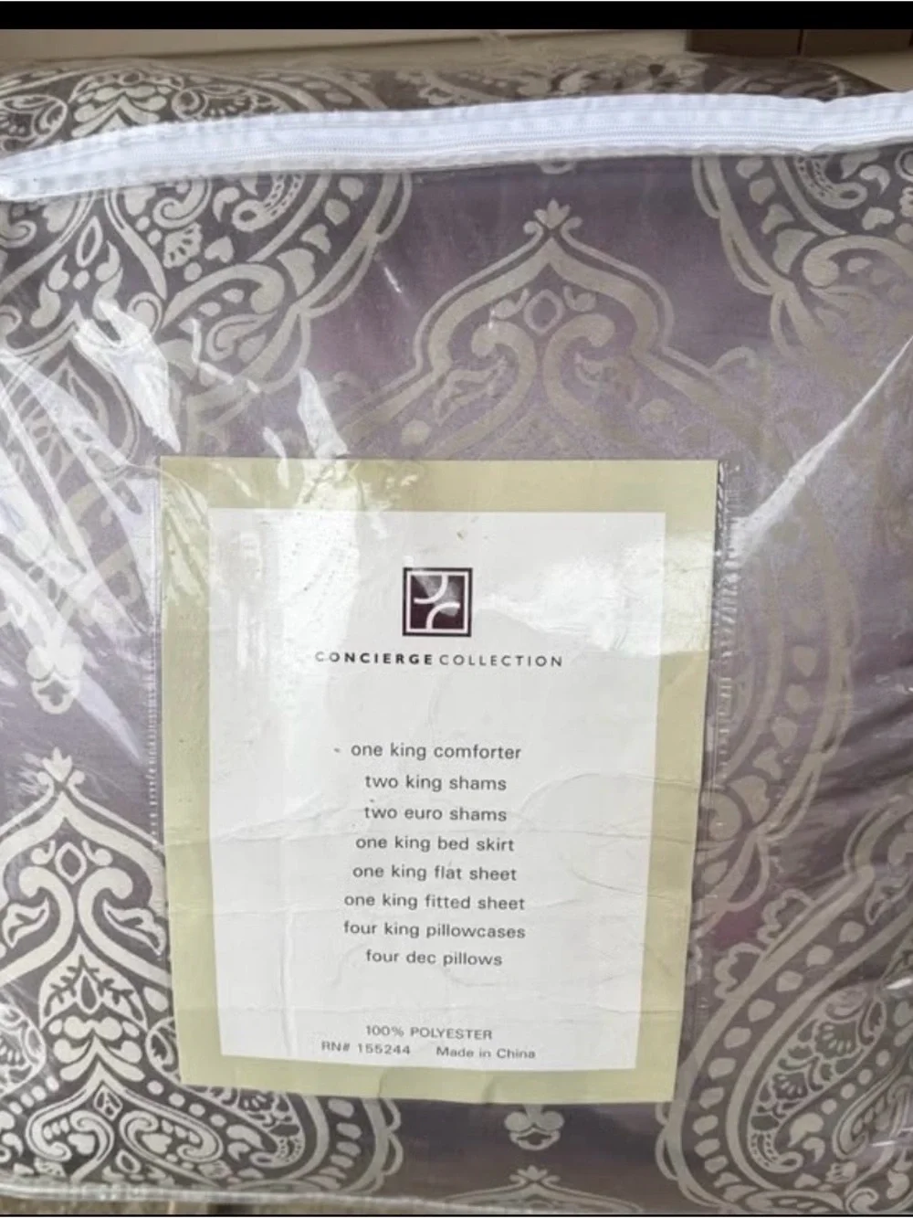 Concierge Collection King Comforter Set